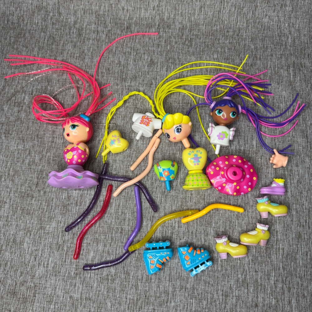 Betty Spaghetty Doll Parts Accessories Lot Heads Limbs Shoes Roller Skates Y2K
